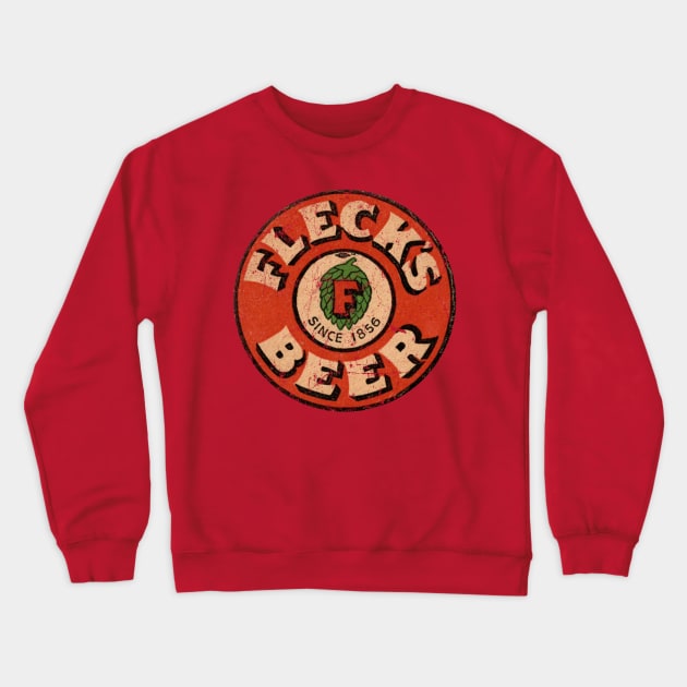 Fleck's Beer Crewneck Sweatshirt by MindsparkCreative